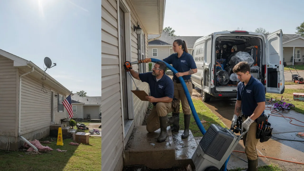 Ceiling Water Damage Restoration in Admire, KS near me